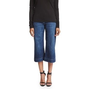 SOLD J Brand Blue Liza Wide-leg Mid-rise Culottes